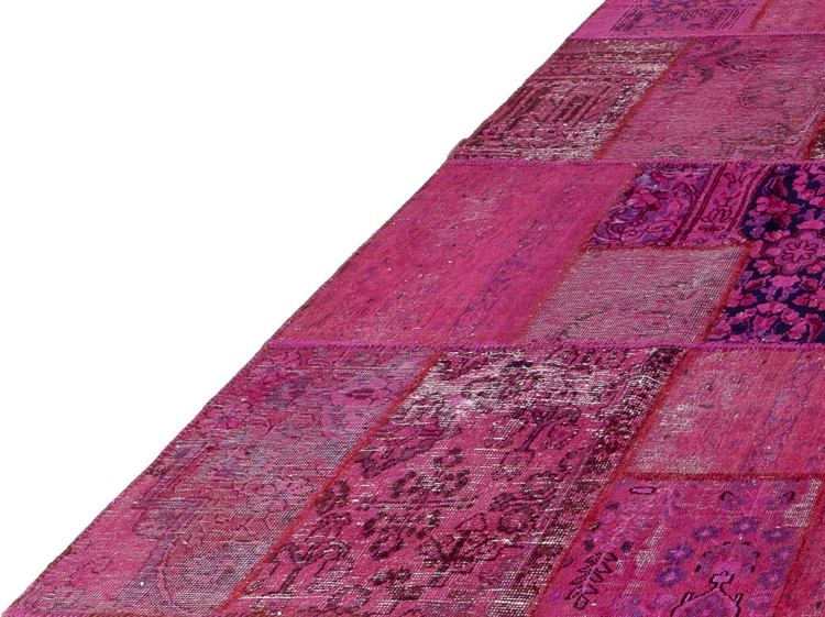 teppich patchwork pink flickmuster modern design ebru firma