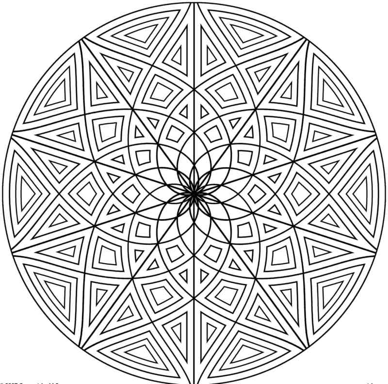 vorlagen mandala dreiecke stern zentrum kreis form