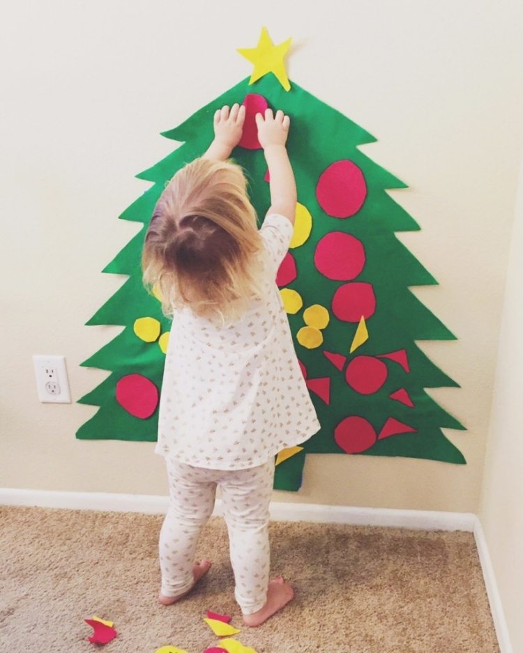 weihnachtsbaum-basteln-kinder-alternative-baby-filz-wand-deko-selber-machen