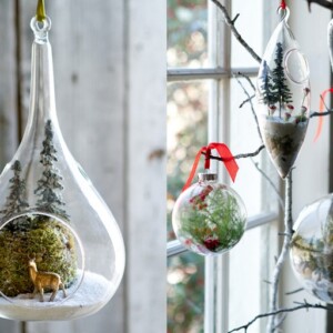 Weihnachtsdeko im Glas