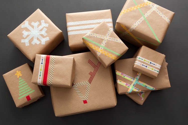 weihnachtsgeschenke-verpacken-kraftpapier-washi-tape-verschoenern