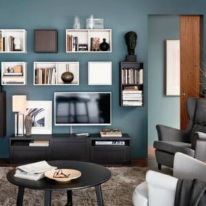 farbideen wohnung blau inspiration wohnzimmer gemuetlich atmosphaere