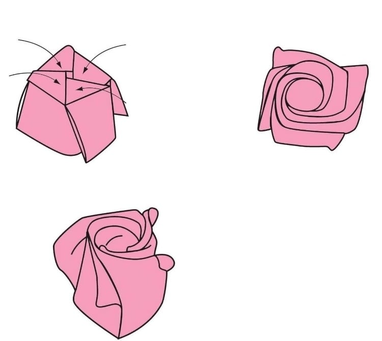 geldschie-falten-blume-origami-rose-anleitung-schema