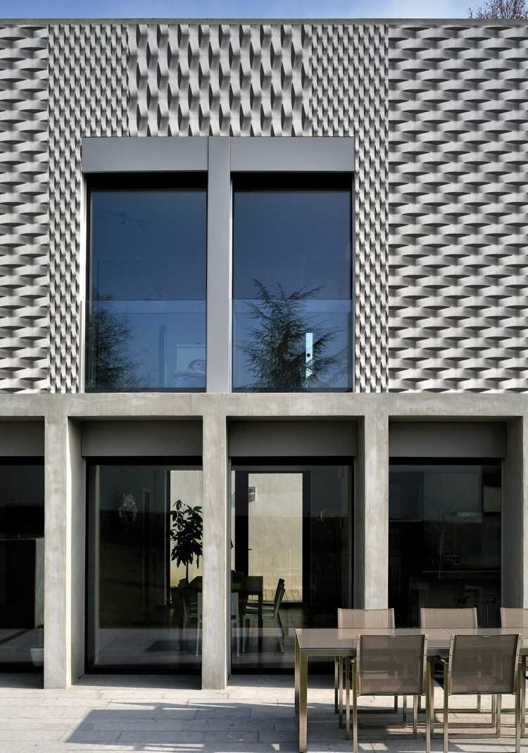 moderne-fassadengestaltung-outdoor-dekoration-schwarz-weiss-struktur-realistisch-3d