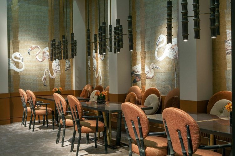 moebel bambus design sicis pendelleuchten idee restaurant interieur