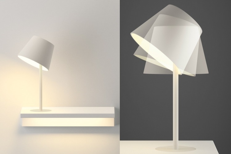 schlafzimmer-beleuchtung-minimalistisch-leuchte-lampenschirm-weiss-verstellbar
