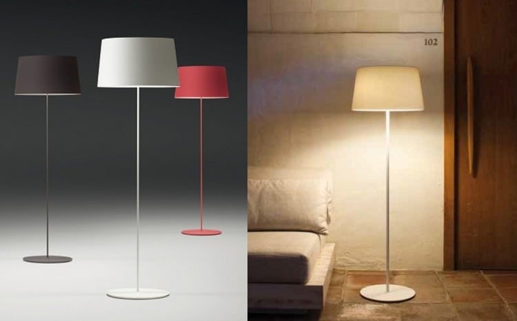 schlafzimmer-beleuchtung-minimalistisch-stehlampe-lampenschirm-farben-variante