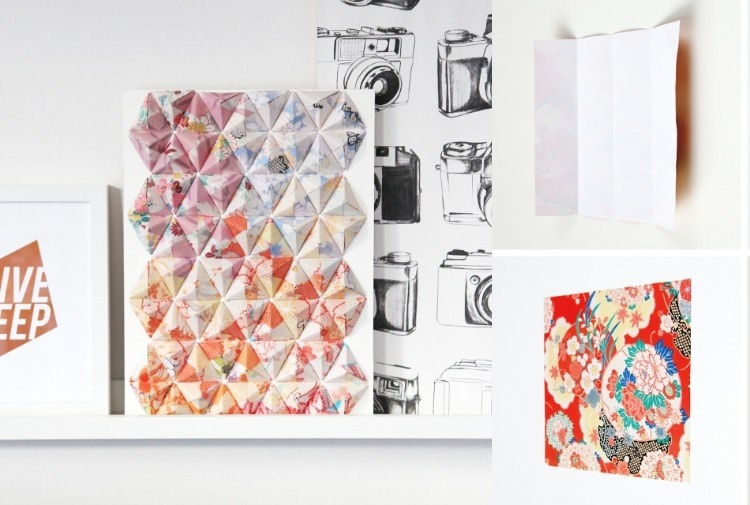bilder-selbst-gestalten-wanddeko-origami-papier-figural-falten