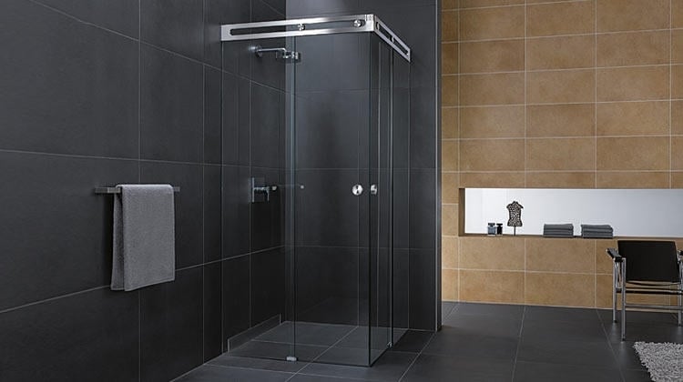 duschabtrennung-glas-schiebeturen-duschkabine-badezimmer-modern-design-anthrazit-beige