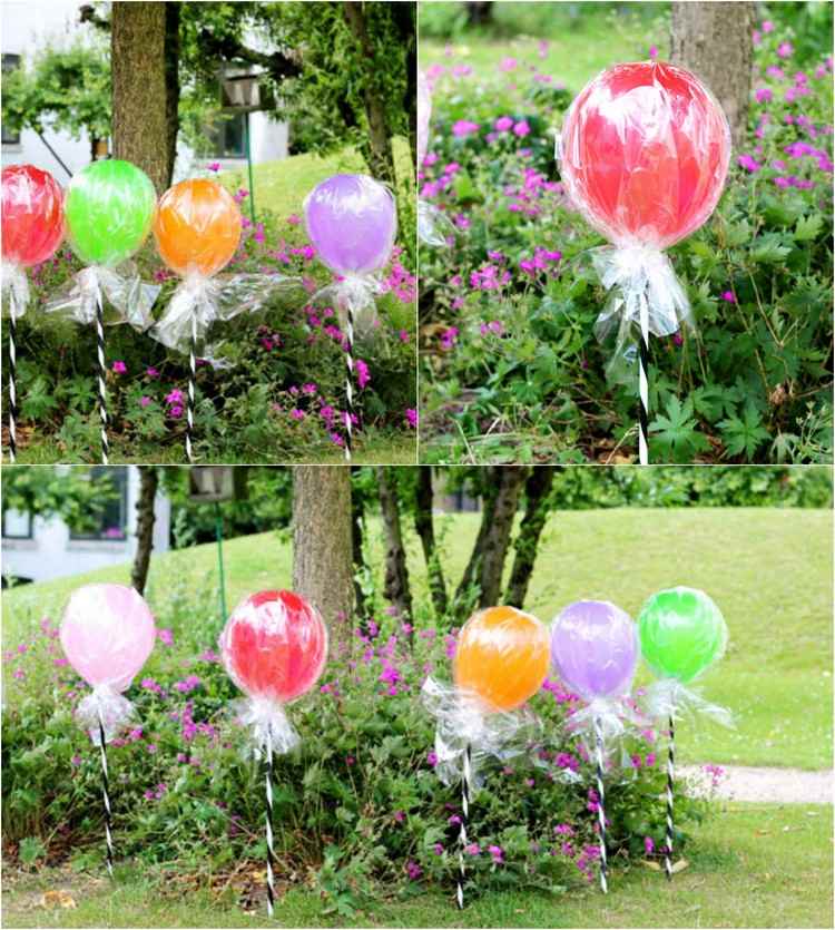 fasching-deko-basteln-garten-stecker-lutscher-luftballons