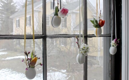 Fensterdeko zu Ostern