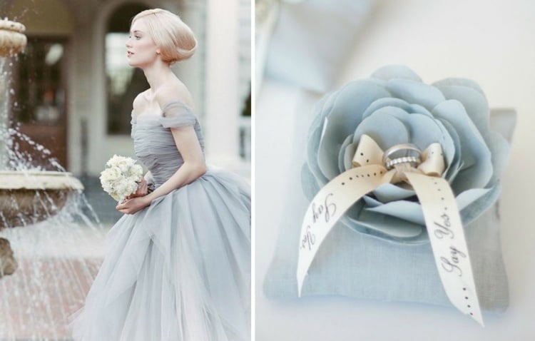 Hochzeit Ideen in den Trendfarben 2016 - Rosé und Hellblau