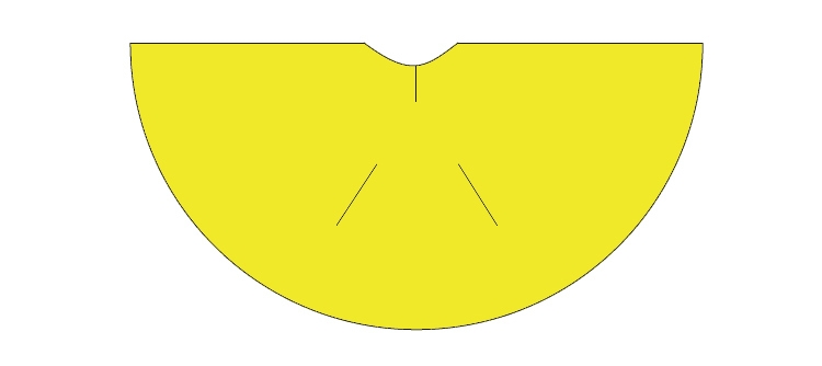 kinder-fasching-kostum-diy-stoff-anleitug-ananas-umhang-gelb-kreis-oeffnung