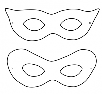 Schablonen Masken Basteln Vorlagen Ausdrucken