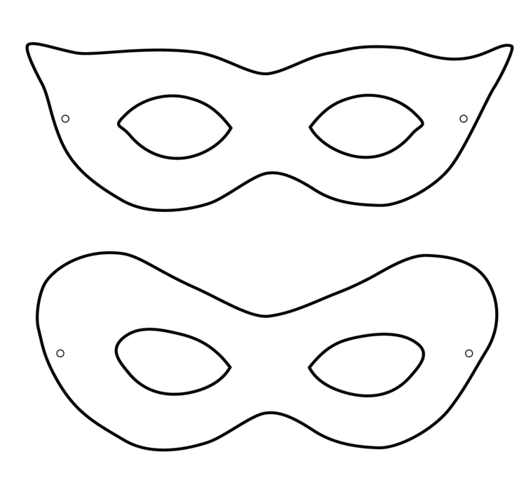 Kinder Fasching Maske – 22 Ideen & Ausdrucken