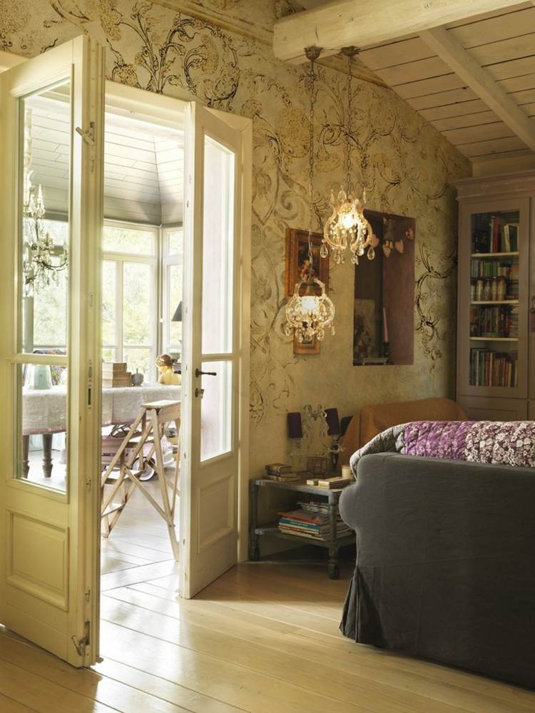 tapete-wohnzimmer-glory-romantisch-design-dachschraege-mediterran-wintergarten-parkett
