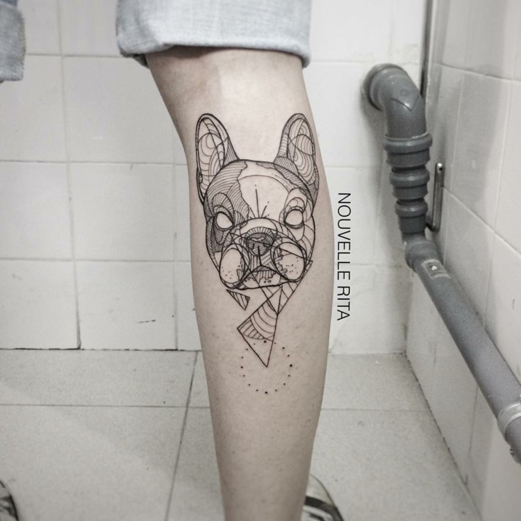 tier-tattoos-geometrische-franzoesische-bulldogge-motiv-idee-rita-design