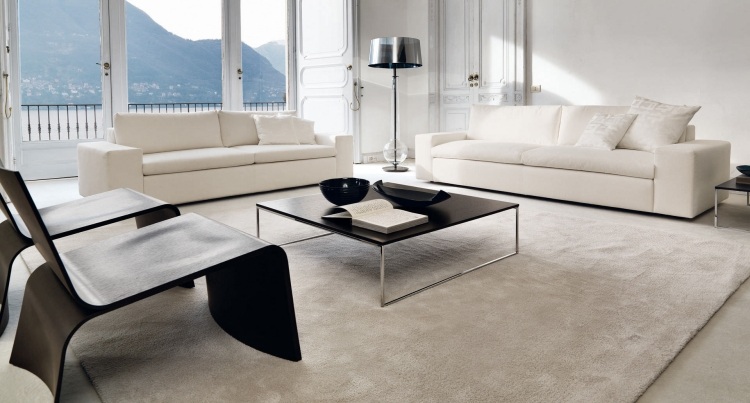 Wohnzimmer modern -einrichten-designer-sofa-weiss-minimalistisch-simpel-KUBIC-CLASS