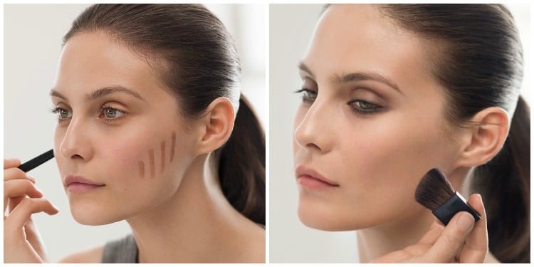 Make-Up-Tipps-rouge-richtig-auftragen-wangenknochen-konturieren-korrektor-stift-schminkpinsel