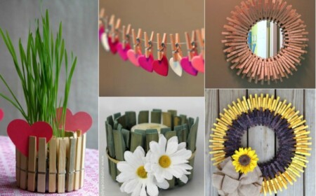 Basteln mit Wäscheklammern