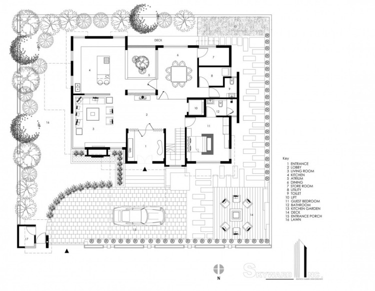 einfamilienhaus-moderne-architektur-plan-grundriss-erster-geschoss