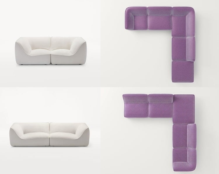 modulares Sofa -gestaltung-design-module-polster-kombinationen-weiss-fliederfarbe