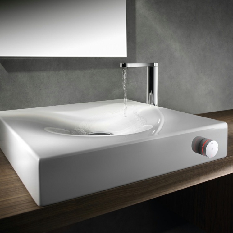 wasserhahn-badezimmer-quadratisch-waschbecken-form-minimalistisch-knopf-holz