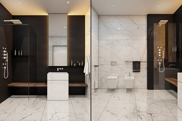 badezimmer-modern-design-minimalistisch-marmor-weiss-grau