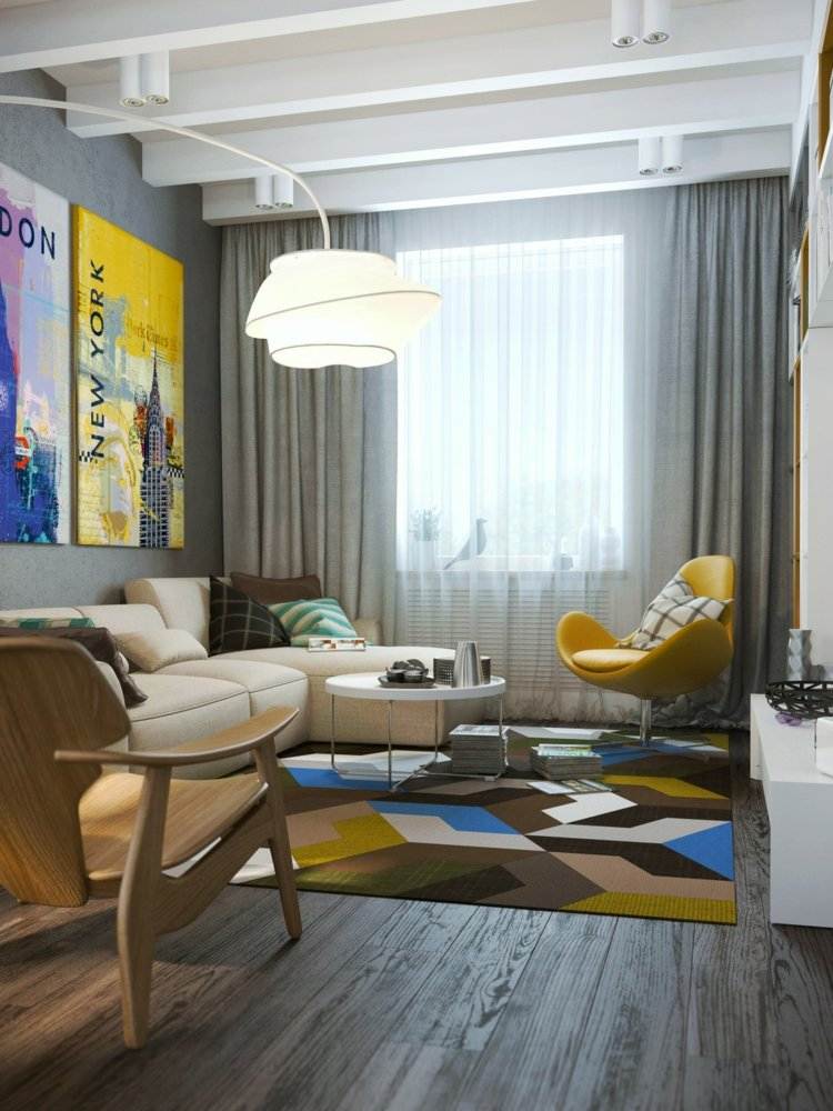 beton-farbe-wohnzimmer-wand-betonoptik-holzboden-beige-sof