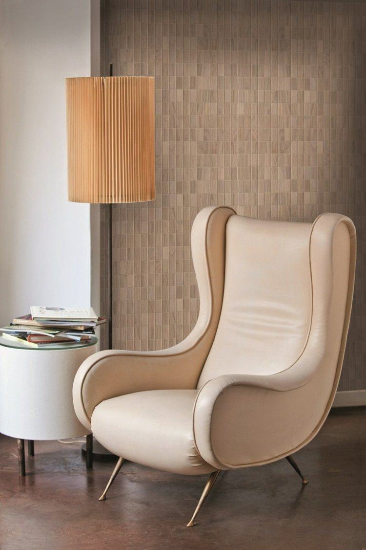 design-mosaik-fliesen-legno-beige-sessel-leder-komfort-beistelltisch
