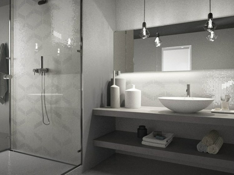 design-mosaik-fliesen-rumble-grey-minimalistisch-bad-dusche-glas