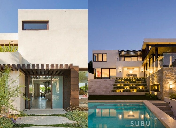 luxus-strandhaus-pool-terrasse-moderne-architektur