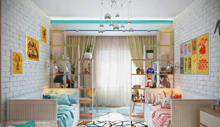 vorhang-design-kinderzimmer-jungen-maedchen-doppelzimmer-idee