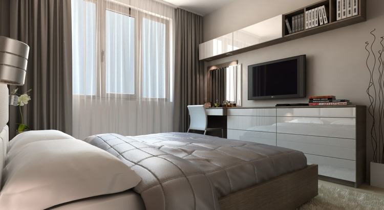 vorhang-design-schlafzimmer-modern-interieur-sideboard-hochglanz-schminktisch