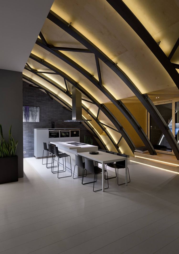 anthrazit-farbe-modern-dachgeschosswohnung-indirekte-beleuchtung-stahl-konstruktion-dachschraege