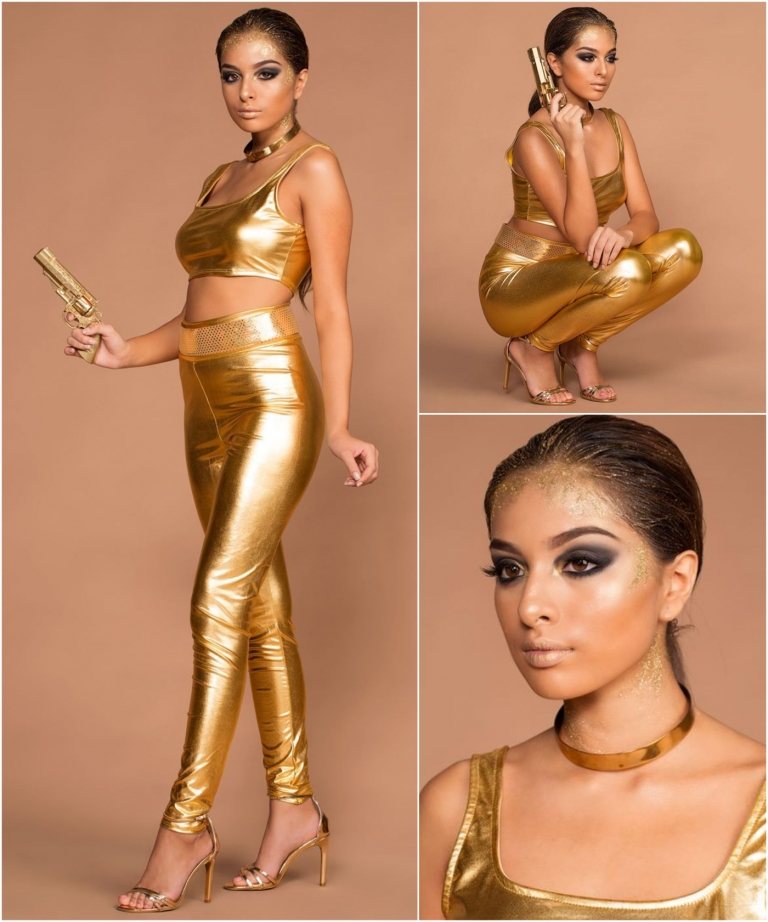bond girl outfit goldfinger