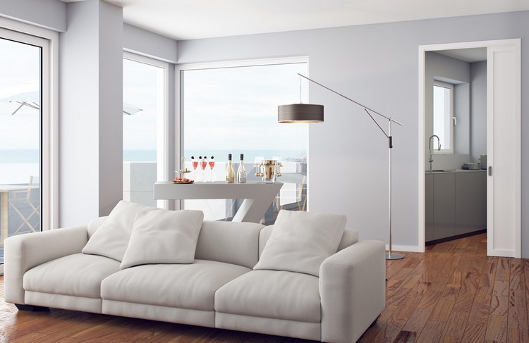 designer-multifunktionstisch-weißer-kredenztisch-sofa-stehlampe-wohnzimmer