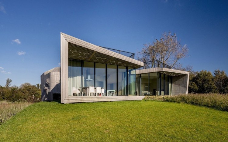 Intelligentes Wohnen -energieeffizient-moderne-architektur-glas-beton