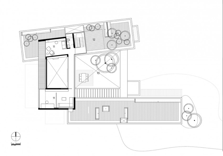 luxus-haus-plan-grundriss-moderne-architektur-obergeschoss