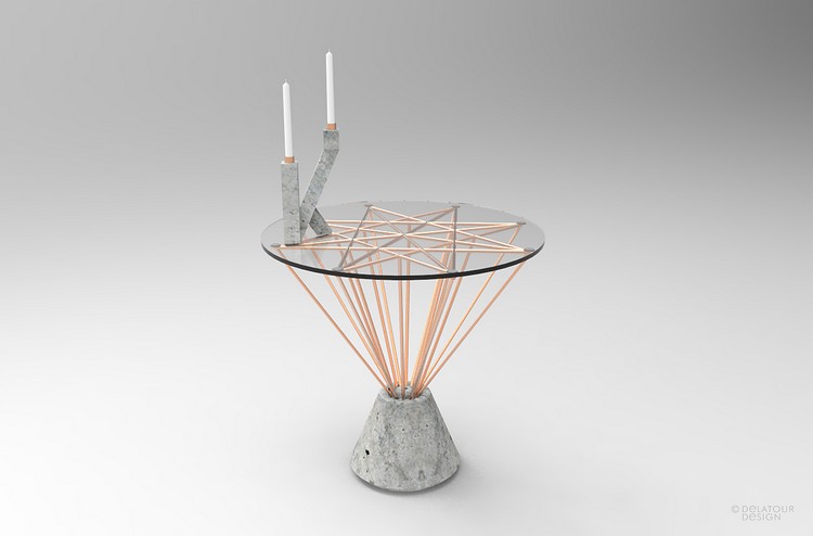 möbel-beton-säulentisch-glas-kupfer-kerzen-leuchter-jimmy-delatour-design-lab