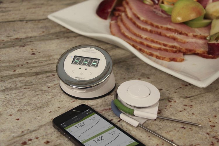 Smarte Küchengeräte digitales-küchenthermometer-hilfreiches-gerät-idevices