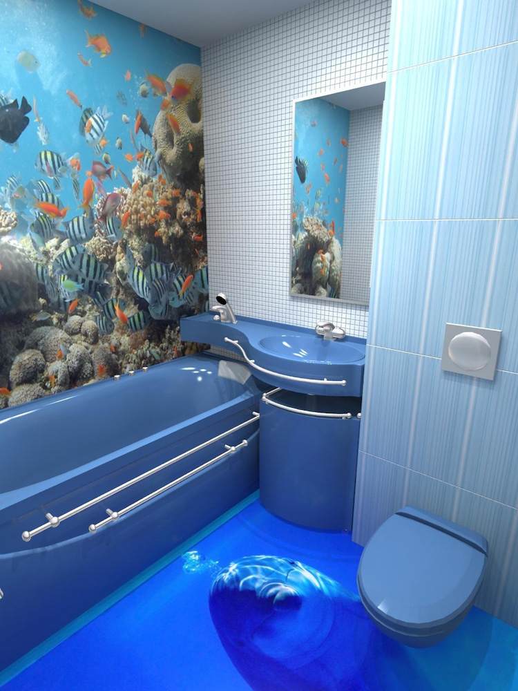 bodenbelag-bad-alternative-3d-effekt-blau-badewanne-meer