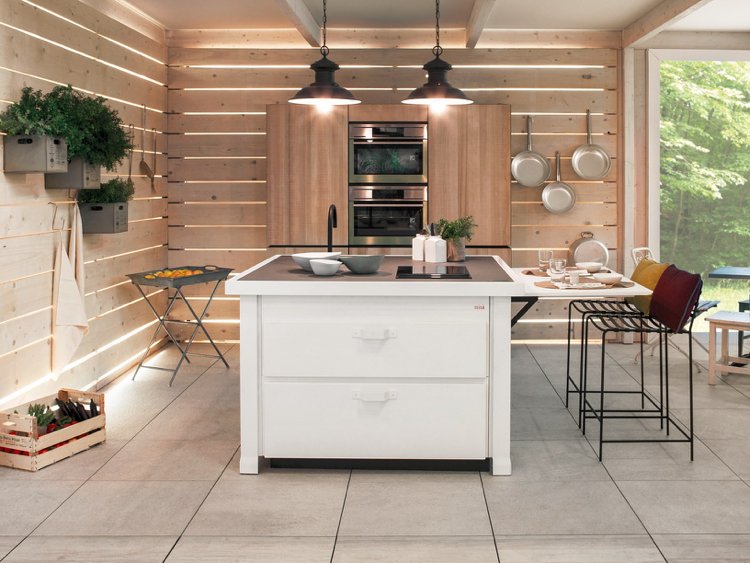 Design Miniküche Mina frühstücksplatz-klappbare-platte-weiss