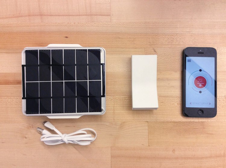 automatische Jalousiesteuerung -app-flipflic-solar-batterie-design-smartphone