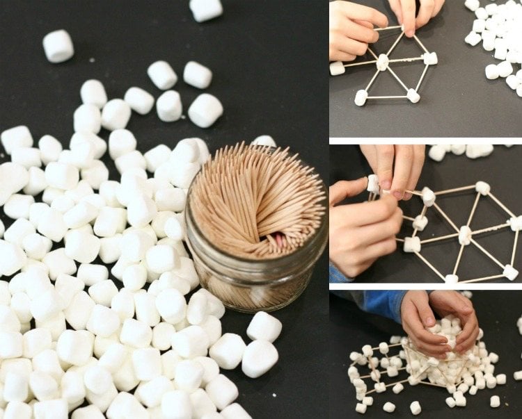Architektur für Kinder -kreativ-anleitung-basteln-marshmallow-zahnstocher