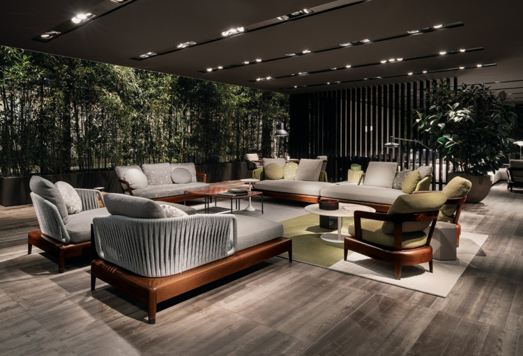 Luxus Garten Loungemöbel IndianaKollektion von Minotti