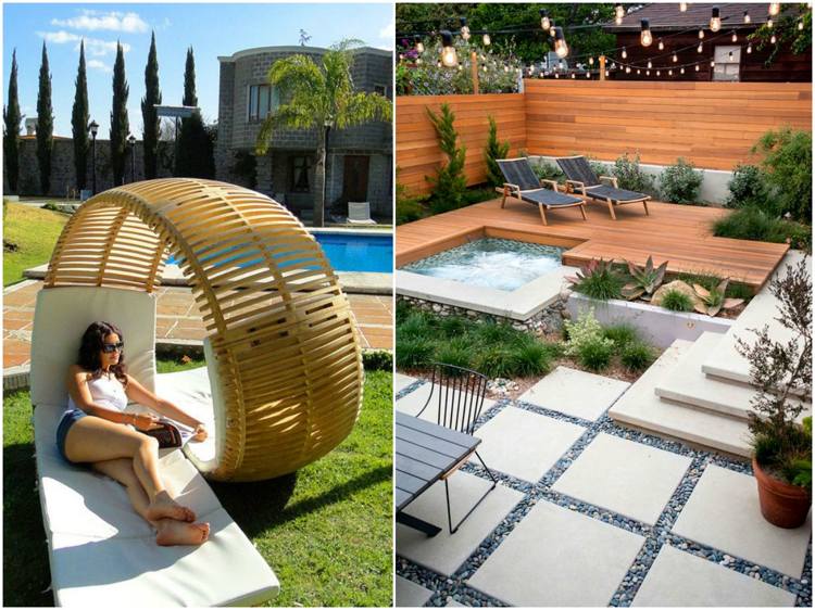 Ideen für den Garten modern-lounge-möbel-whirlpool