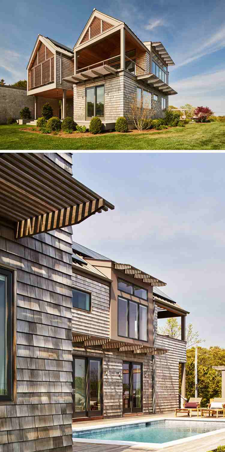 moderne-fassaden-holzschindeln-natuerlich-vergraut-architektenhaus-pool