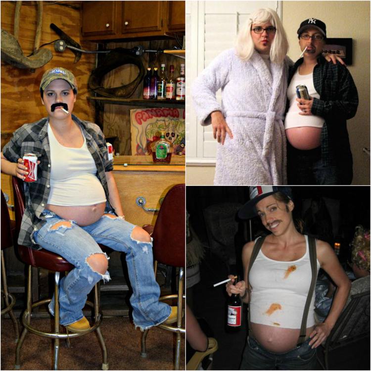 Kostüme für Schwangere bierbauch-mann-lustige-idee