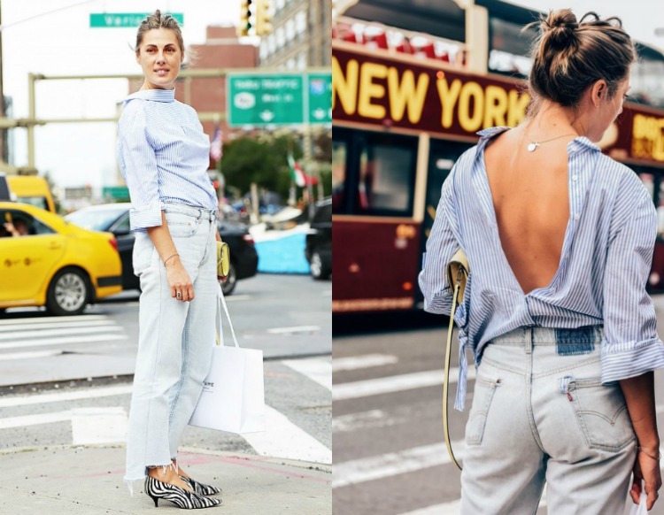aktueller-modetrend-damen-hemd-blau-jeans-street-style
